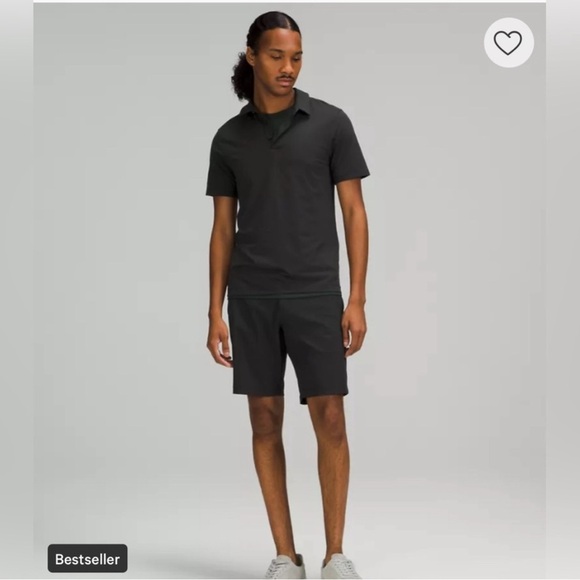 Lululemon Men's Black Polo large - Picture 1 of 10